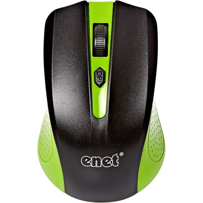 Enet USB Mouse 1600 DPI Green