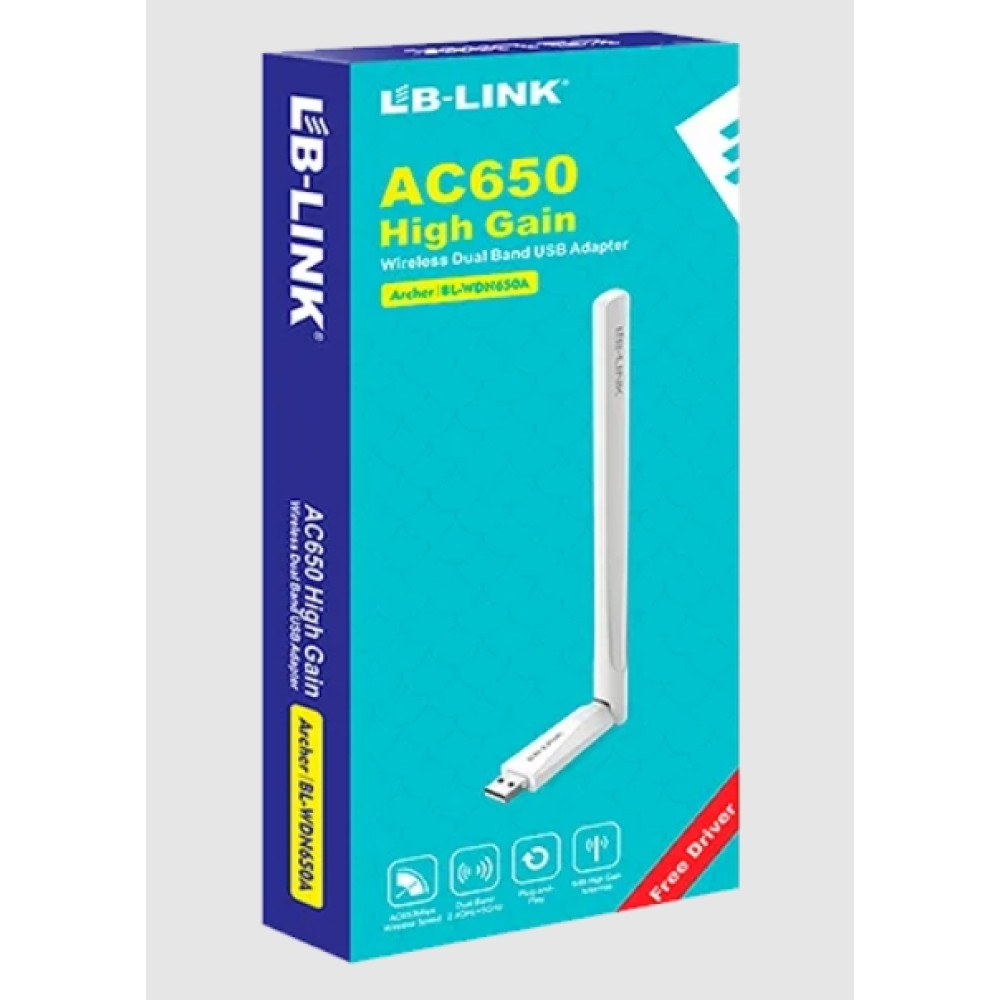 LB-LINK AC650M High Gain Wireless Dual Band USB Adapter 5G