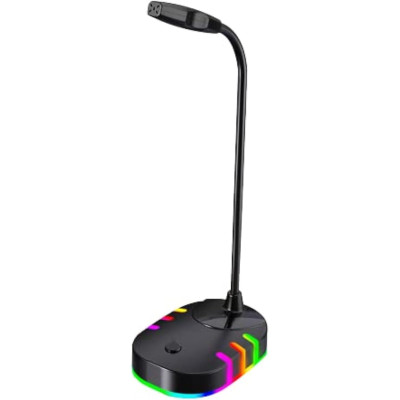Xtrike Me RGB Backlight USB Powered Microphone XMC 02 Black