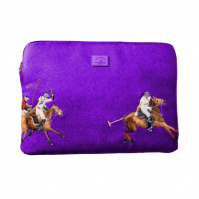 Santa Barbara Polo Racquet Club Laptop Tablet Sleeve 12.9 Purple