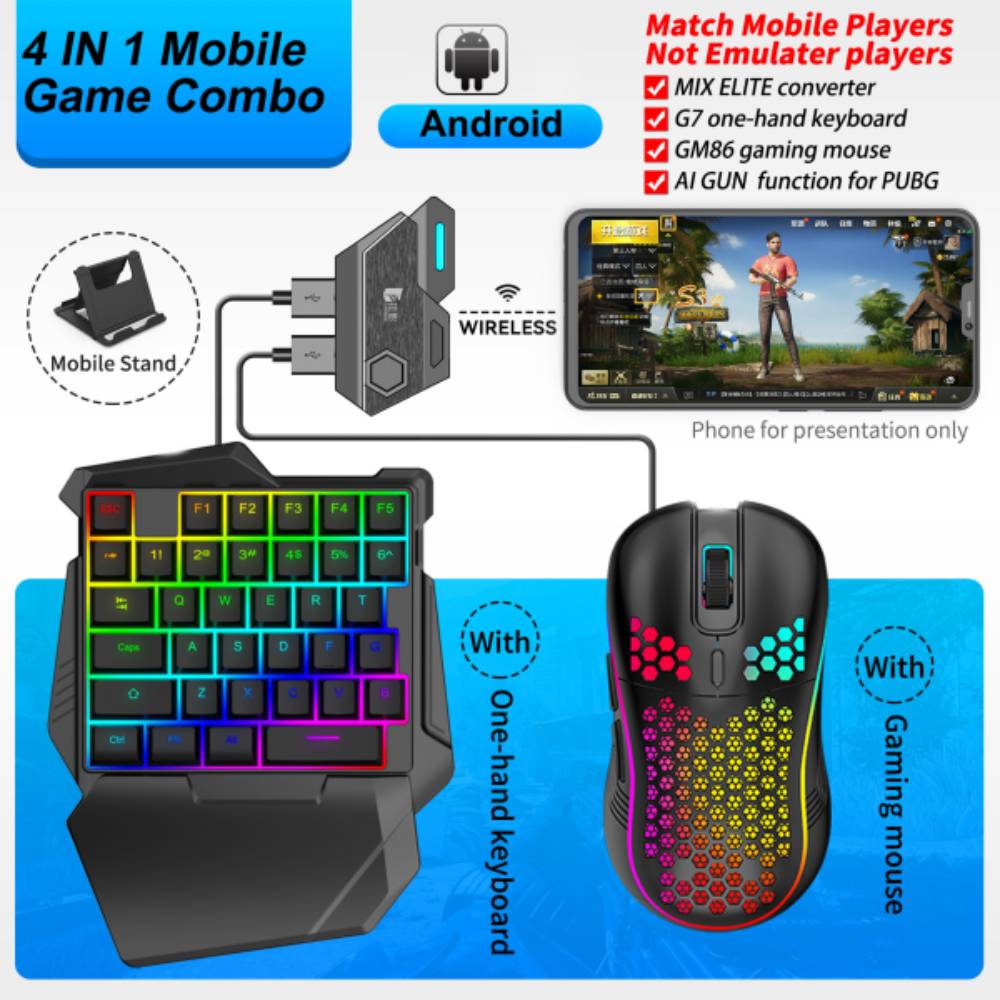 4 in 1 Mobile Gaming Combo Pack