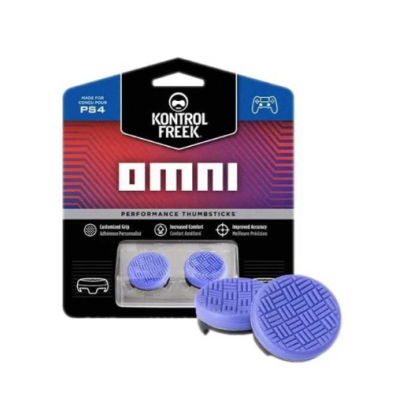  KontrolFreek Omni for PS4 and PS5 | Sticks | 2 Low Rise Concaves | Purple
