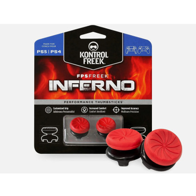 KontrolFreek FPS Freek Inferno for PS4 AND PS5 - Red