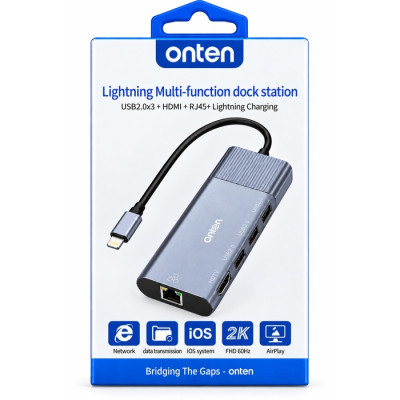 Onten Lightning Multi-Function Dock Station (OTN-7959)