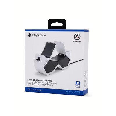PowerA Twin Charging Station for PS5 – White