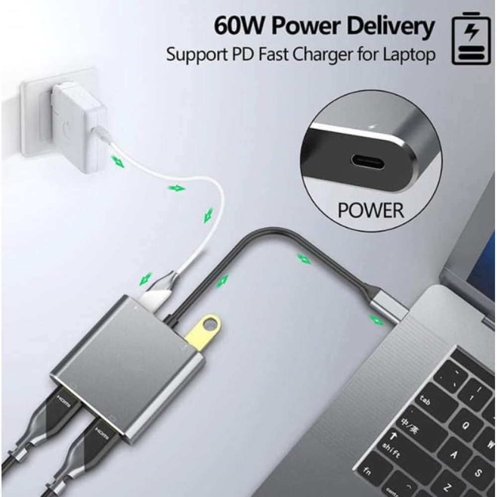 4 IN 1 Type c to HDMI adapter 4k