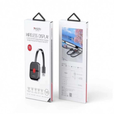 Yesido Wireless Display 2.4G/5G Wi-Fi Display Receiver Wireless Dongle Miracast for Projector and HDTV (TV10)
