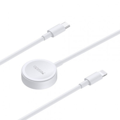 Yesido CA113 Charging Cable for Apple Watches & Lightning Devices (2-in-1)