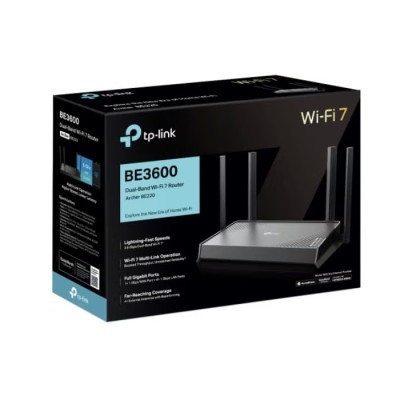 TP-Link Archer BE220 BE3600 Dual-Band Wi-Fi 7 Router