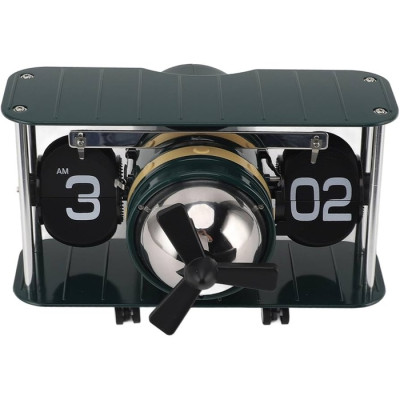 Flip numbers desk Clock (Green)