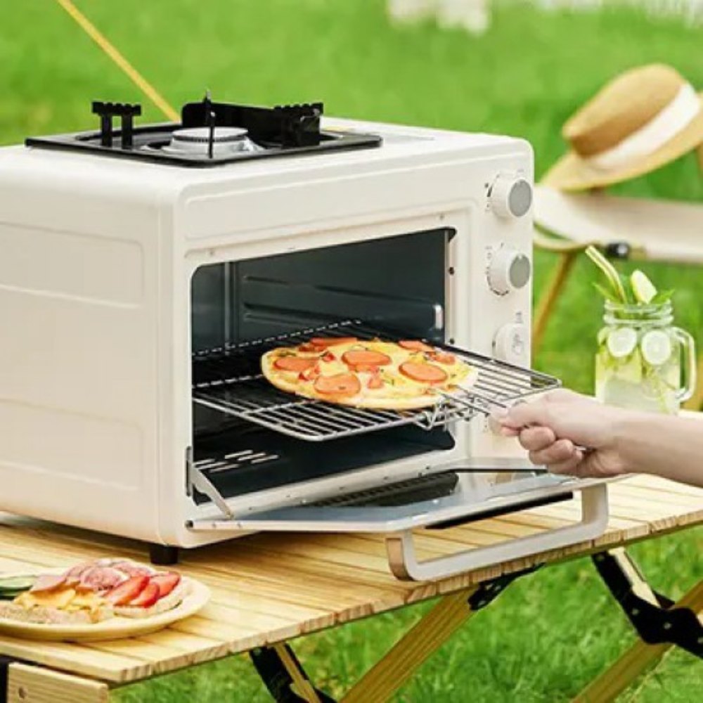 Daewoo 25L Portable Outdoor Butene Gas Oven Cooktop (2-in-1, DY-HKX02)