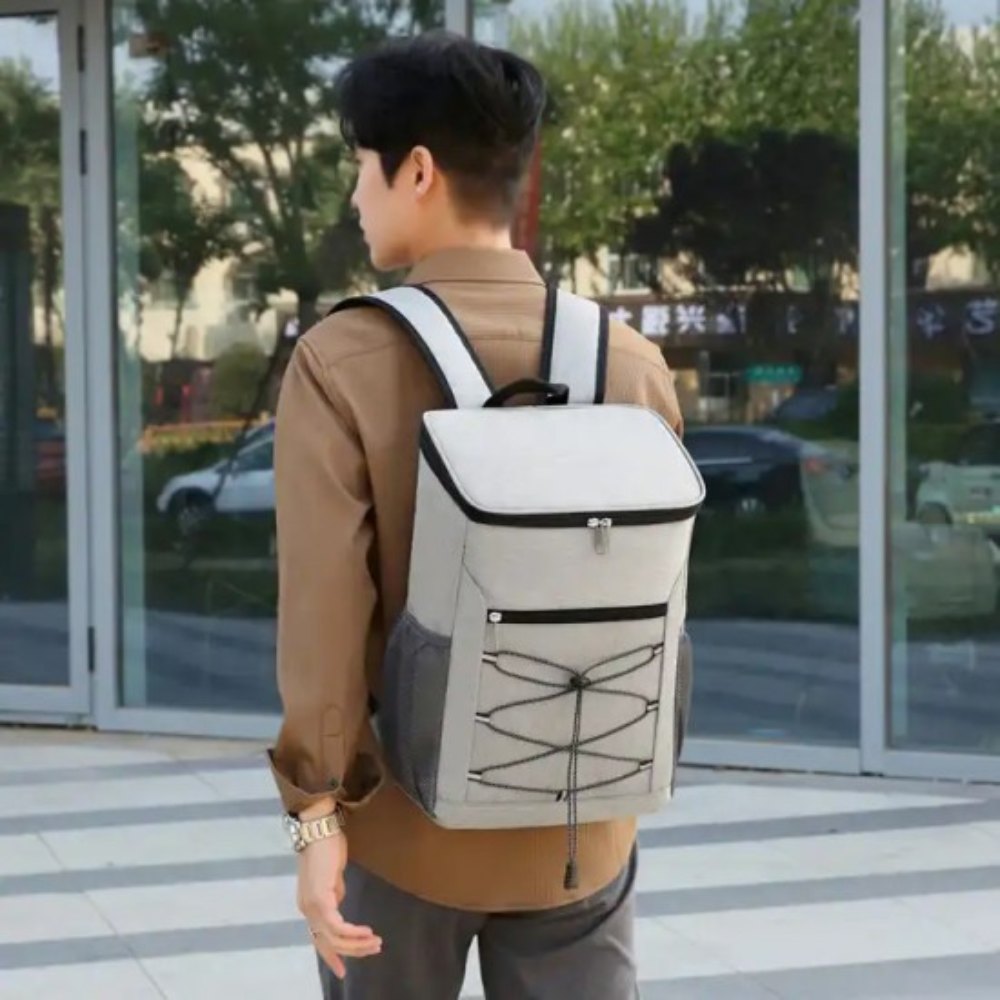 Waterproof Travel Backpack (Grey / Black)