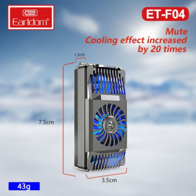 Earldom Mobile Phone Cooling Fan F04