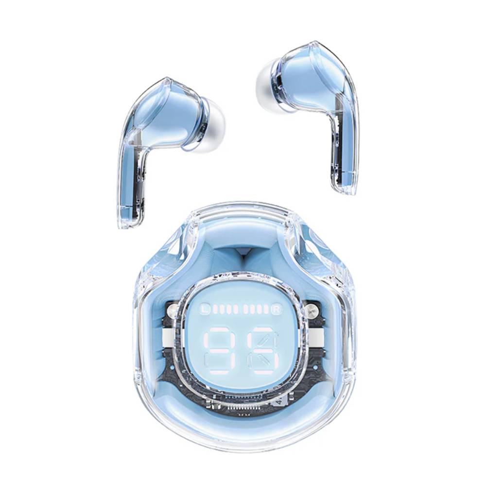 Acefast T8 Wireless Bluetooth Earbuds BT 5.3 Ice Blue