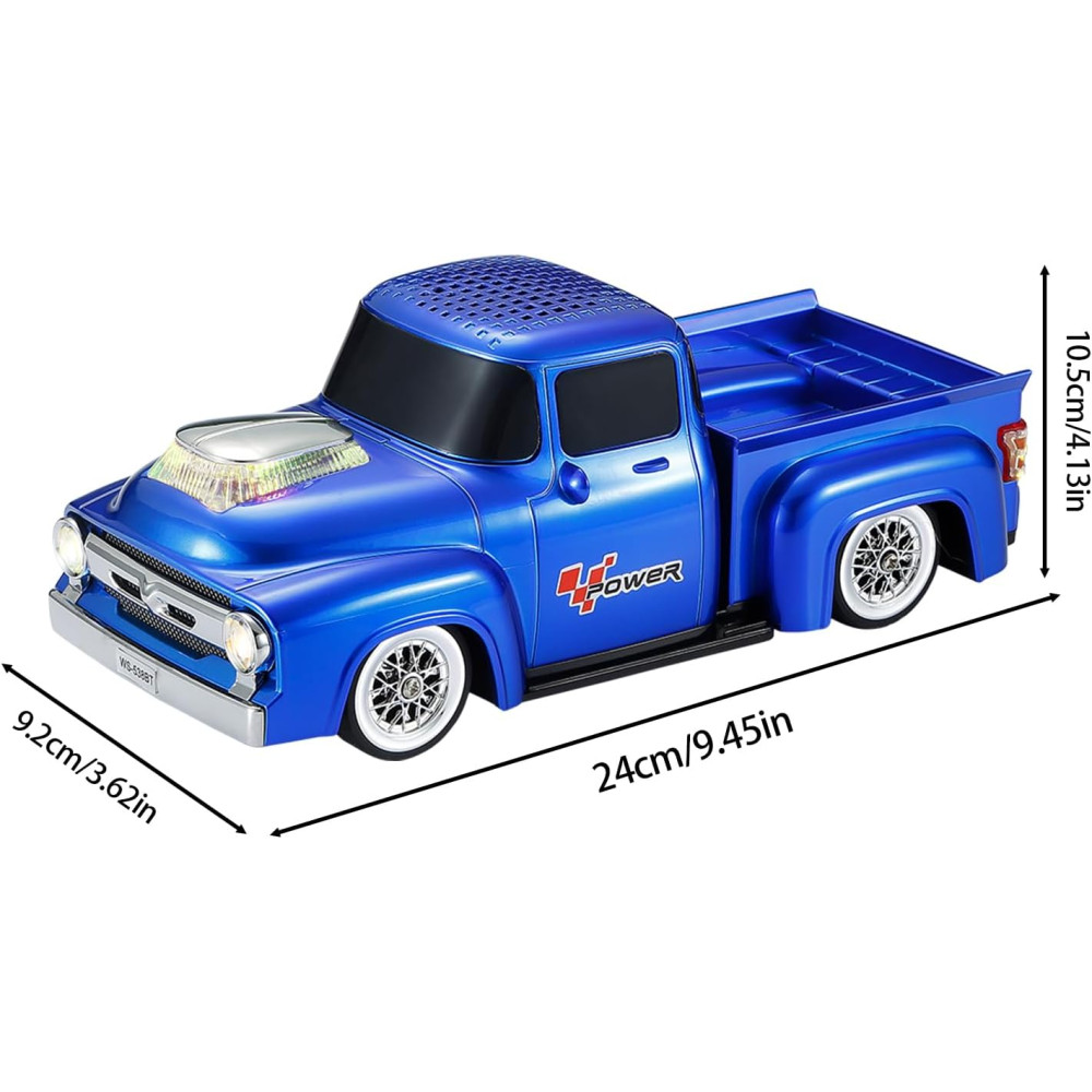 Wster WS 538BT Wireless Car Speaker  Blue