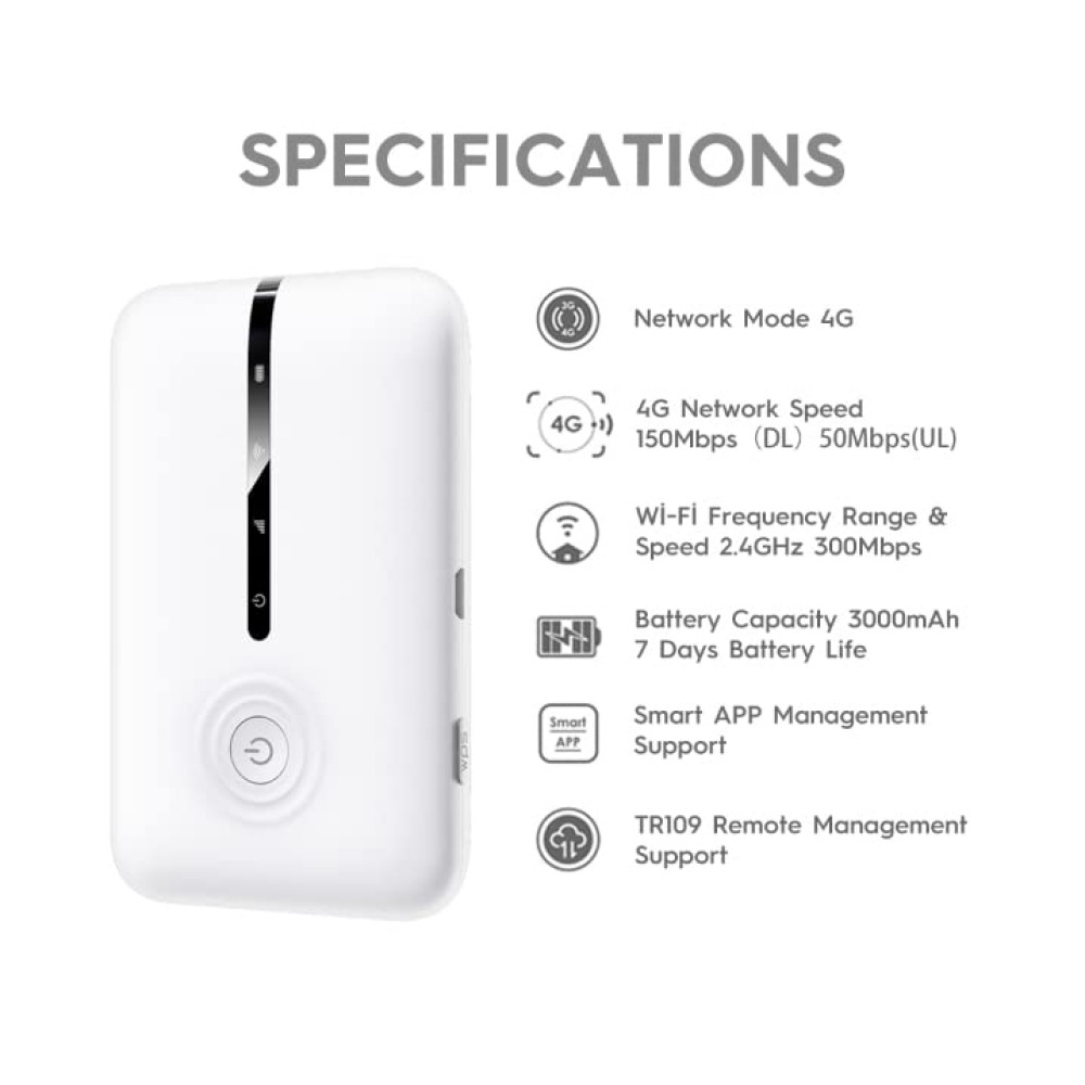 Tecno 4G Portable WiFi  TR109