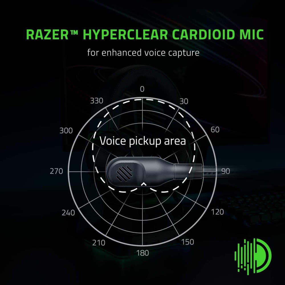 Razer BlackShark V2 X  Multi-platform Wired Esports Gaming Headset
