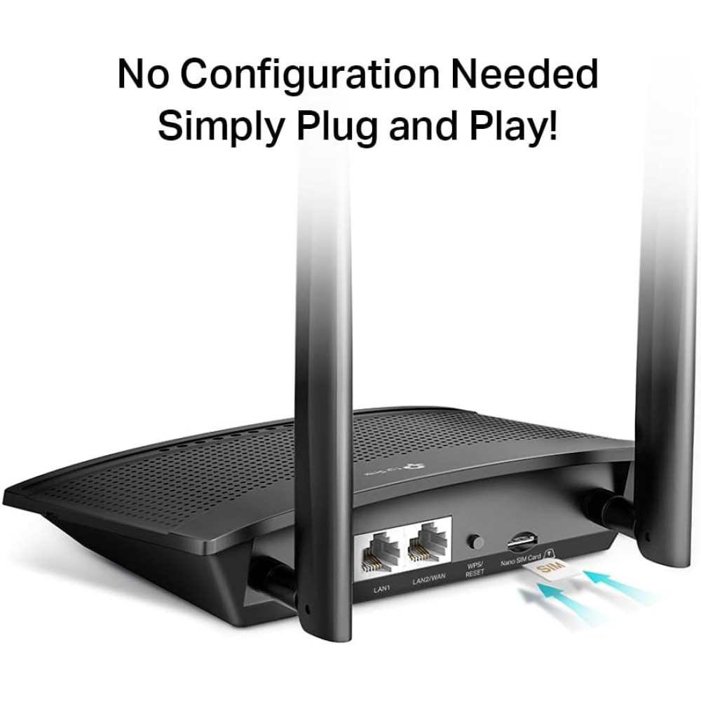 Tp-link 300 Mbps Wireless N 4G LTE Router TL MR100 V2.0