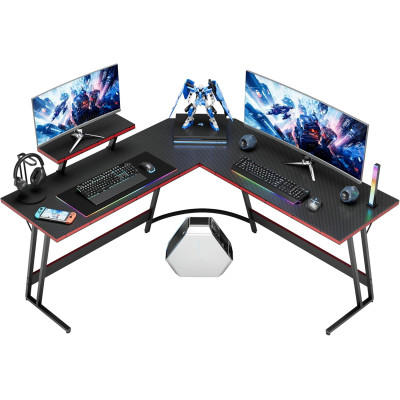 Corner Gaming table ZJ001 - BLACK