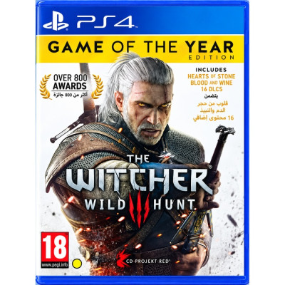 (USED) The Witcher 3: Wild Hunt GAME OF THE YEAR EDITION - PS4 (USED)