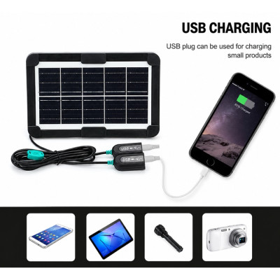 ENERGY STORAGE SOLAR PANEL WITH TWO LIGHT