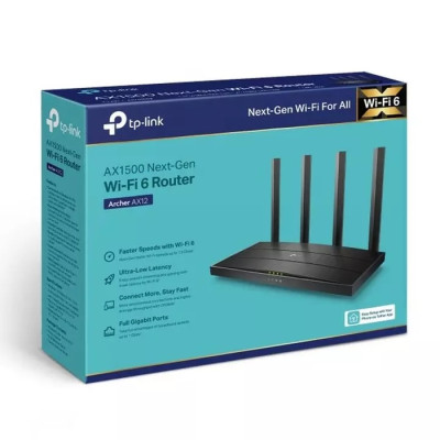 Tp-Link AX1500 Next-Gen Wi-Fi 6 Router (Archer AX12)