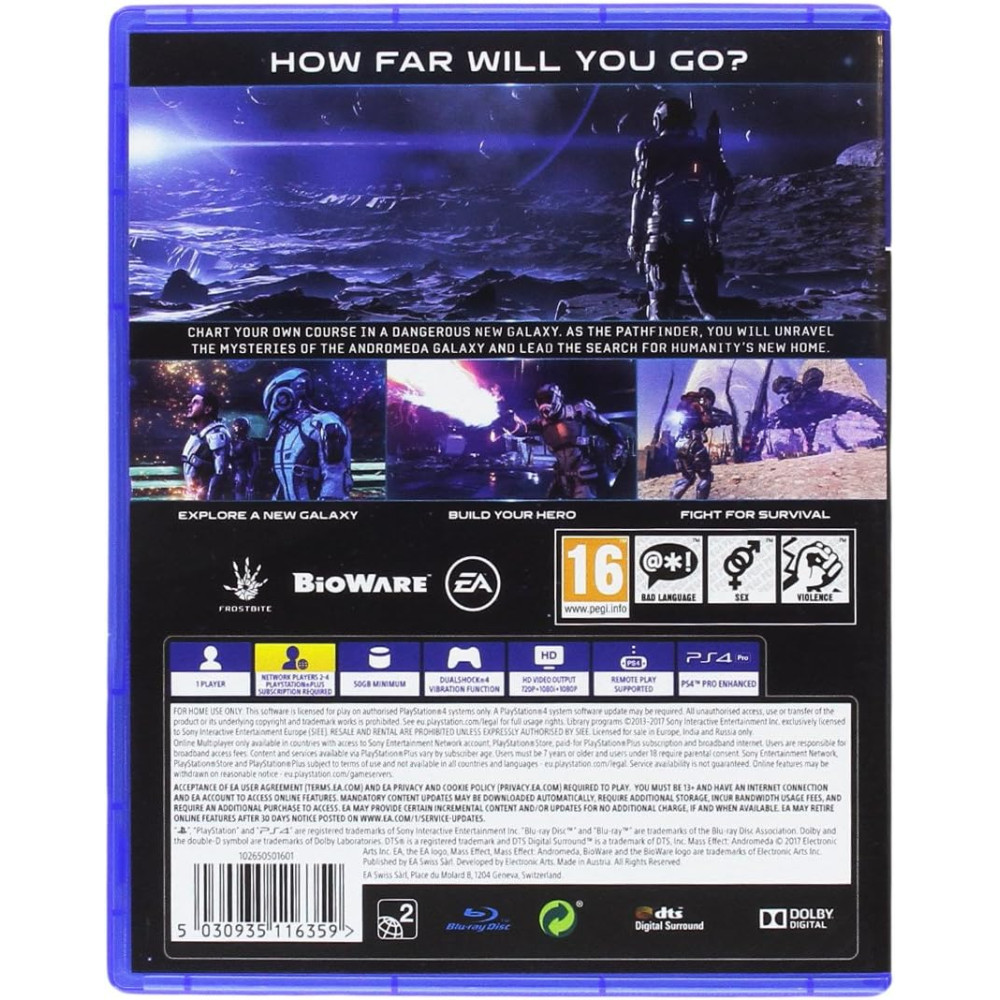 PS4 Mass Effect Andromeda (Region1) 