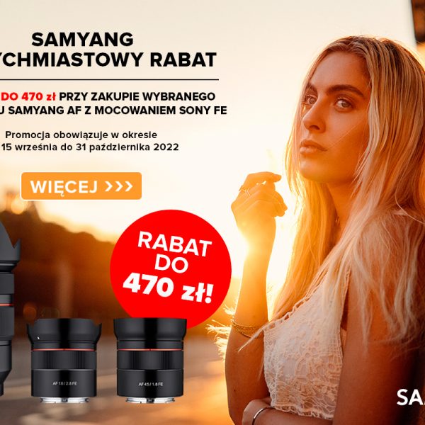 Samyang Kampania Natychmiastowy Rabat