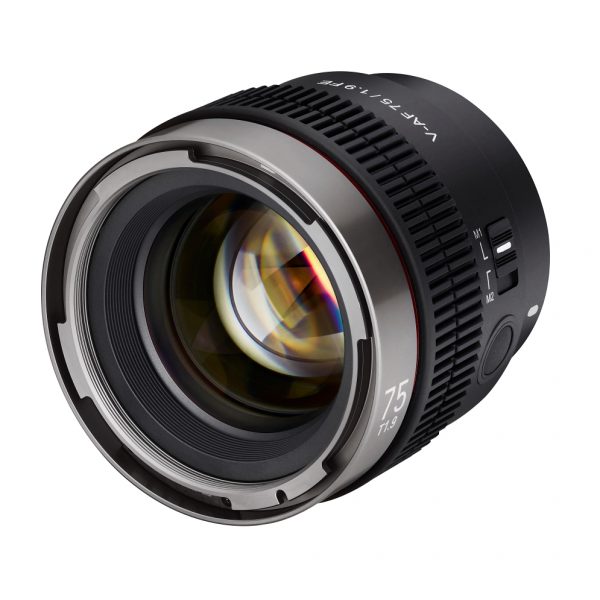 Samyang V AF 75mm T1.9 FE