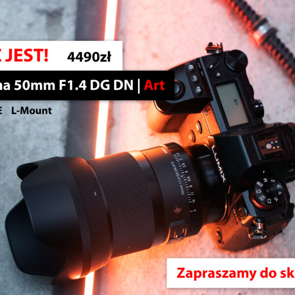 Sigma A 50mm F1.4 DG DN ART: nowy obiektyw w mocowaniach Sony E i L-mount już jest w InterFoto.eu