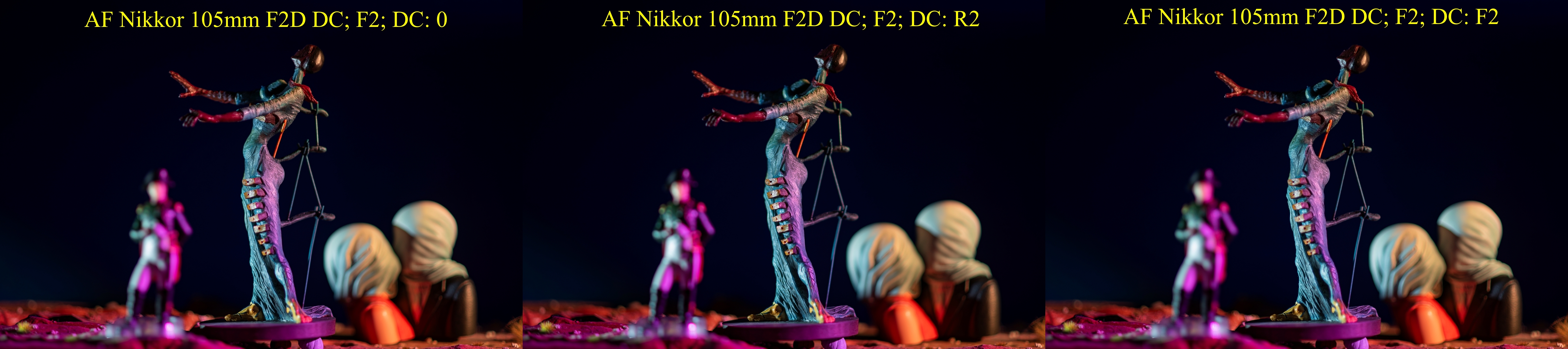 AF Nikkor 105mm F2D DC Burning Giraffe