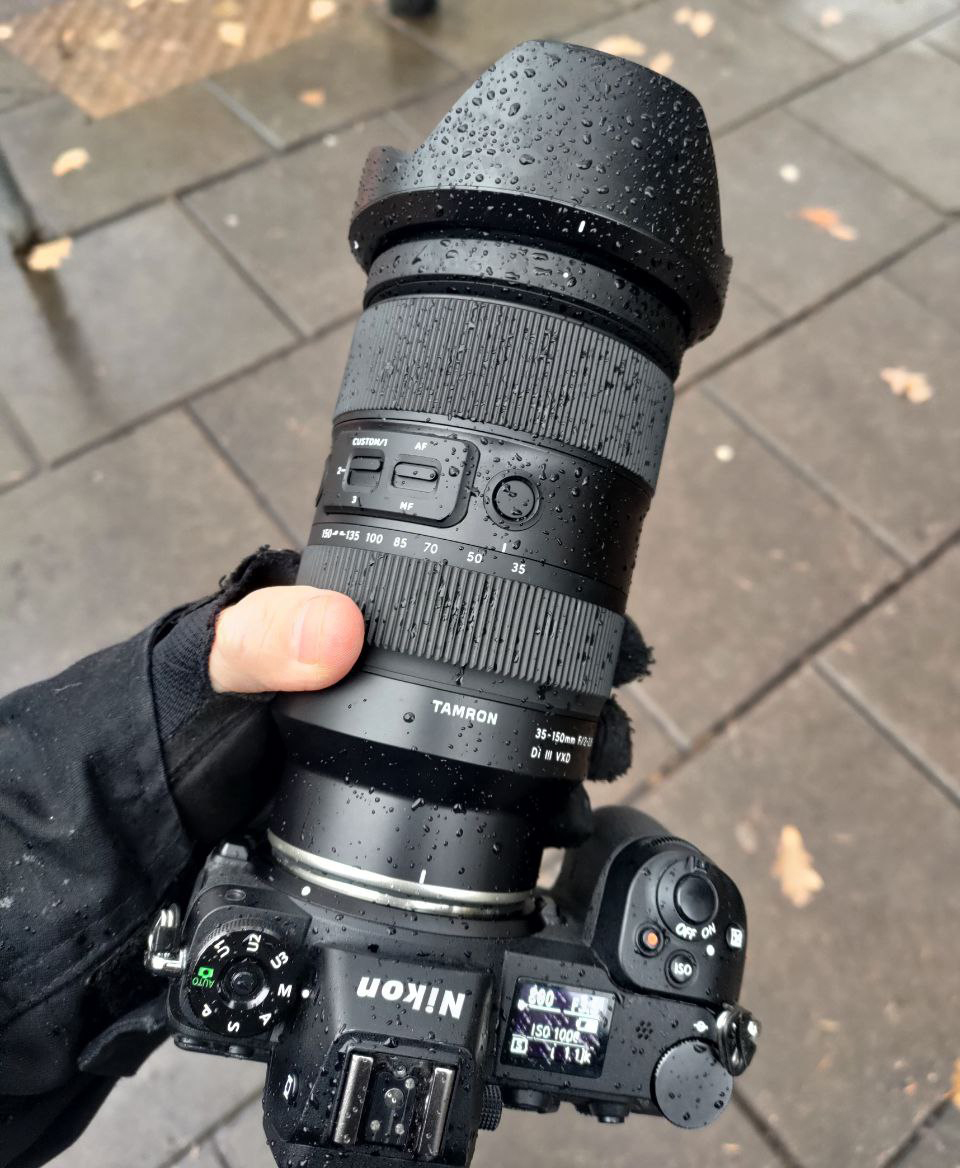 Nikon Z7 i TAMRON 35-150mm F2-2.8 Di III VXD - tańczący w deszczu