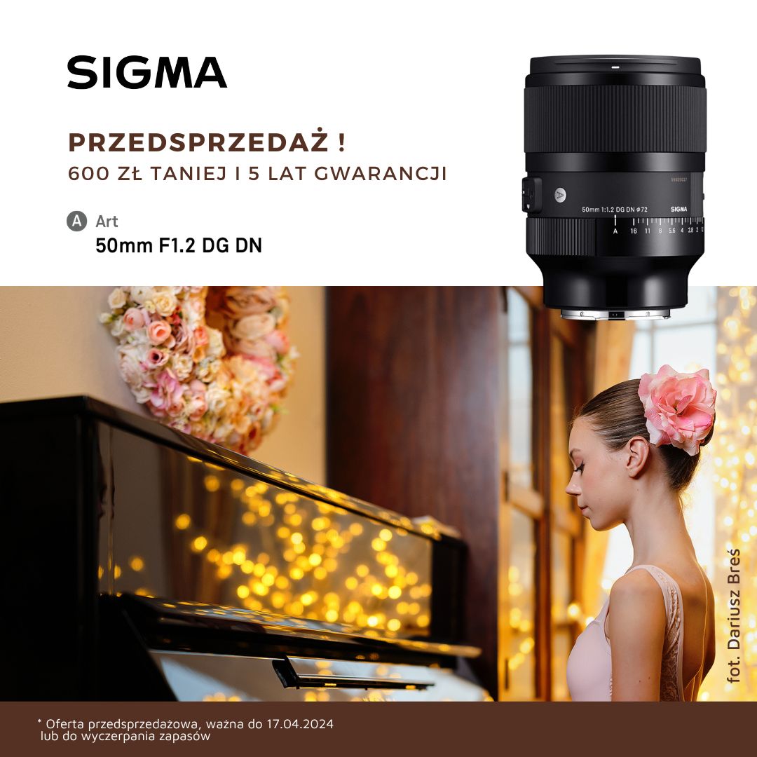 Obiektyw Sigma 50mm F1.2 DG DN Art Main