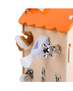 Montessori Wooden Busy Board House