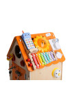 Montessori Wooden Busy Board House
