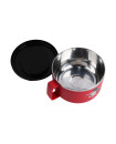 DISNEY MICKEY MOUSE INSULATED STAINLESS STEEL NOODLE BOWL WITH HANDLE AND LID