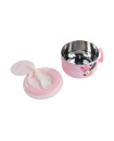 MINNIE MOUSE STAINLESS STEEL NOODLE BOWL / LUNCH BOX WITH A HANDLE AND LID