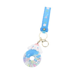 Sanrio Cinnamoroll Donut Quicksand Shaker Keychain