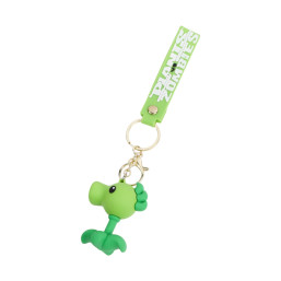 Plants Vs. Zombies Peashooter 3d Pvc Keychain