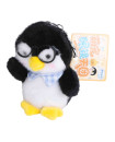 Chirpy Glasses Palm Treasure Plush Keychain - Black