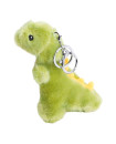 Cute Green Cartoon Dinosaur Plush Keychain