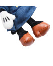 Disney Potdemiel Minnie Mouse Denim Outfit Plush Keychain 18CM