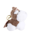 Rinax Snow Dog Keychain - w/b