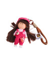 Mini Spanish Potato Doll Keychain - pink