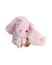 Good Night" Pink Long-Eared Bunny Plush Toy / Keychain Pendant