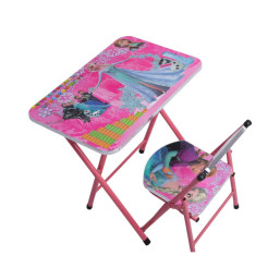 Frozen Kids Foldable Study Table & Chair Set