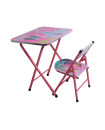 Frozen Kids Foldable Study Table & Chair Set
