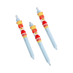 Cute Bean String Fun Gel Pen - Blue