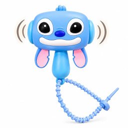 Stitch Cartoon Chu-chu Squeaky Hammer Toy Keychain