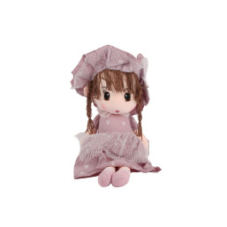 80 cm. Soft Rag Doll - Fuschia